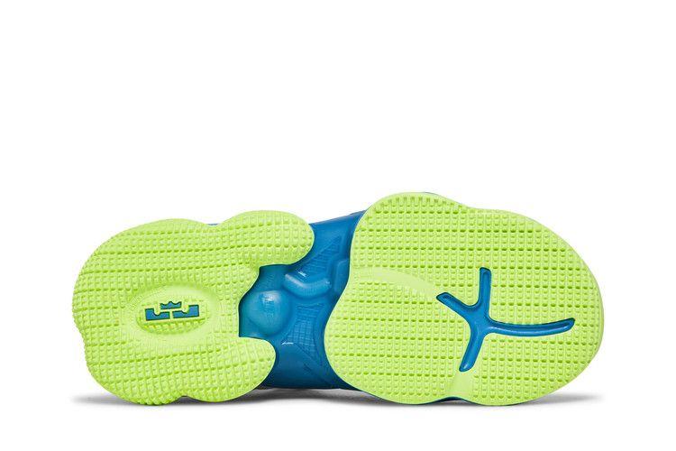 Kids' Sneakers Nike LeBron 19 Dutch Blue Lime Glow (GS) Dutch Blue/Pomegranate-Lime Glow-White