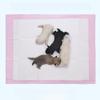 Pink Thicken Dog Urine Pad Water Absorbing Sanitary Mat Disposable Puppy Training Pee Pads Quick Dry Surface Mat Clean Cushion Cat Production Mattress