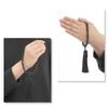 PLUSTER Buddhist Prayer Beads Bracelet Natural Jet Ideal for and Memorial Services Prayer Bead Bag and Prayer Bead Perfect for Men and Perfect As a