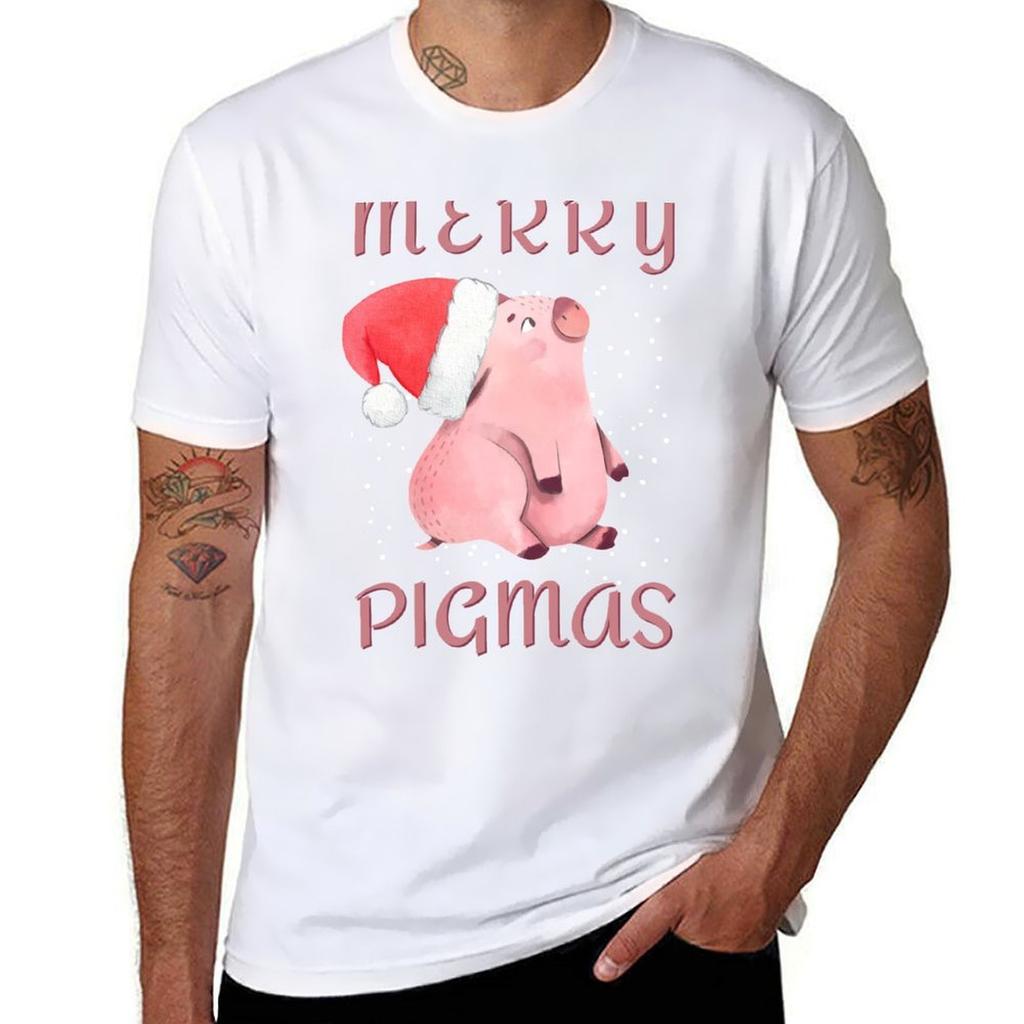 Merry Pigmas Tshirt Fashion Pattern Printed Tee Shirt
