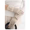 **Plush Gloves Women Winter Versatile Cold-Proof Warm Cycling E-Bike Frost Protection Full Finger Touchscreen Gloves**