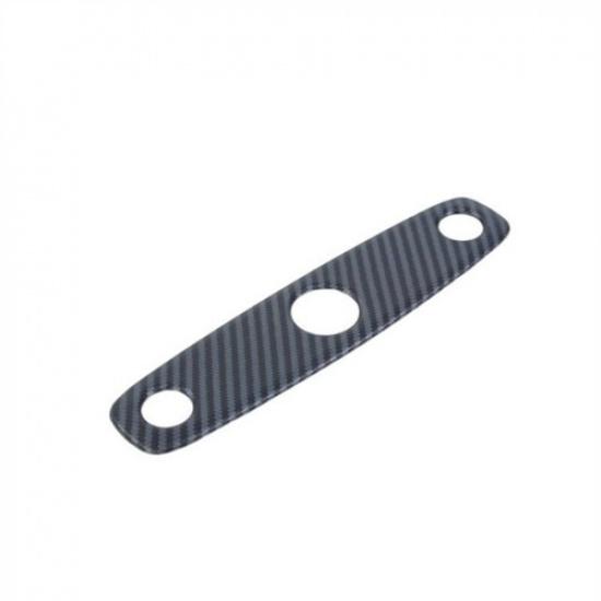 For Tesla Model 3 2024-25 Matte Carbon Fiber Roof Front Reading Light Cover Trim