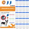 22Pcs Disposable Dog Boots, Cat & Dog Foot Towel, Adjustable Self-Adhesive Foot Cover, Pet Waterproof Foot Cover, Large, Medium and Small Size Pet