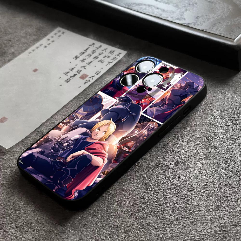 

F-FULLMETAL A-ALCHEMIST Phone Case For 17 Pro Max Iphone 16 14 Pro Max 12 15 Plus 13 Pro 11 Xr X Xs 8 Plus Back Cover iPhone15 Pro