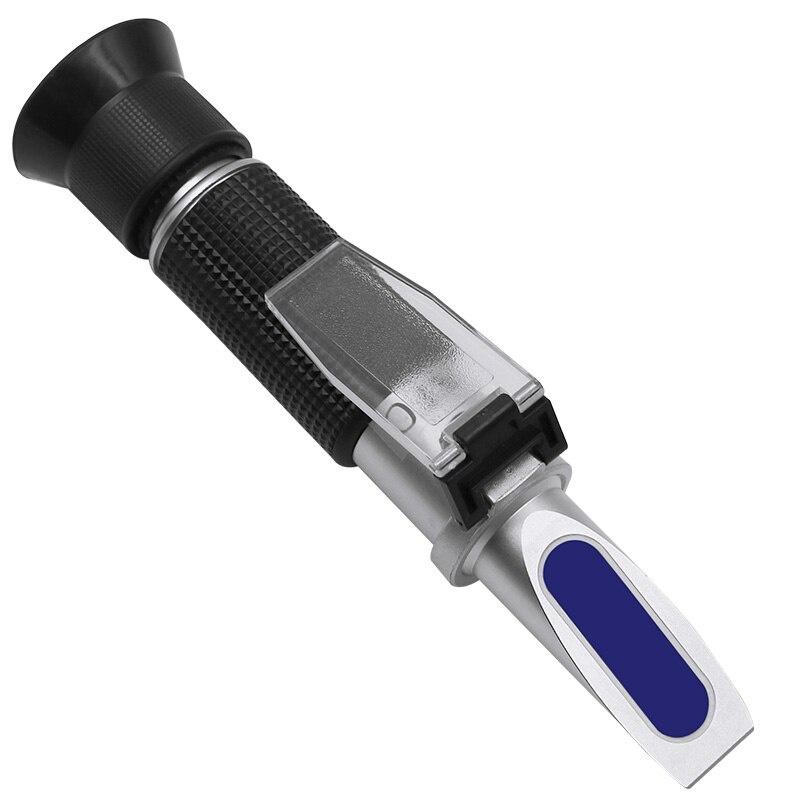Handheld-Alkoholrefraktometer Zuckerwein-Konzentrationsmesser Dichtemesser 0-32% Alkohol Bier 0-32% Brix Trauben