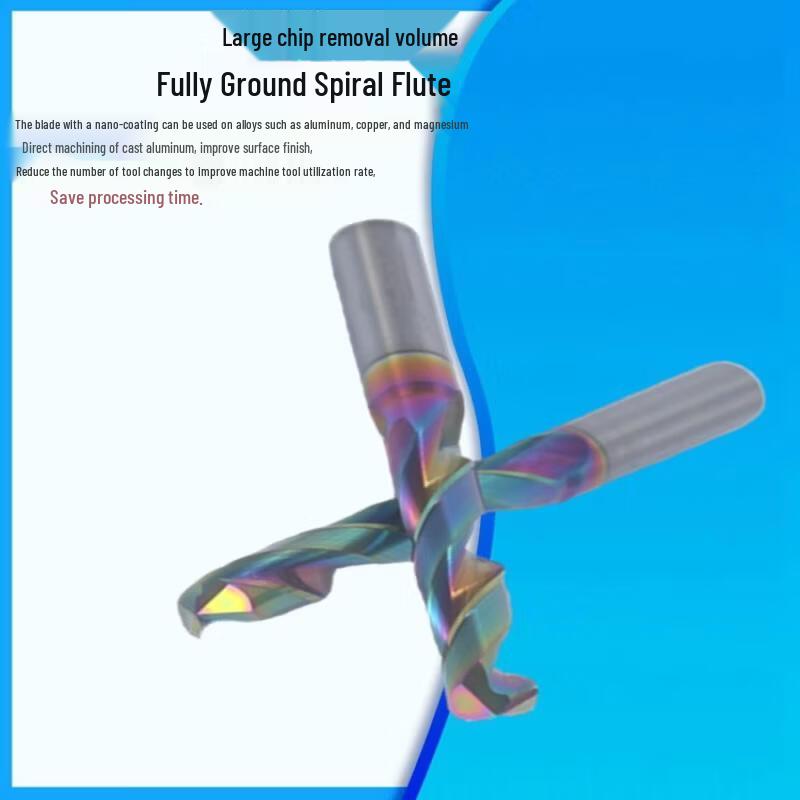 Jundingying 5D Colorful Coated Integral Alloy Drill Bit