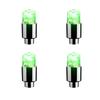 1/4Pcs Car Wheel Lights Cap Auto LED Light Wheel Tire Tyre Air Valve Stem Caps Cover for Car Motorcycle Auto Lights Accessories