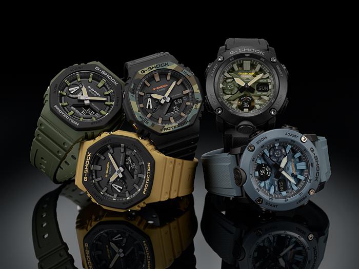 Casio G-SHOCK Men's Resin 200M Water Resistant Analog Shock Resistant Quartz Watch GA-2100SU-1A