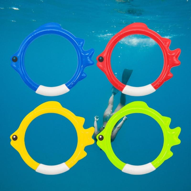 Children Cartoon Fish Shape Diving Toy Children Funny Toy Diving Game Play Water Toy Underwater Training Fun Bath Toy
