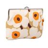 Wallet Mini Pouch Cosmetic Pouch Mini Unikko Puorikas Cuccaro Purse Clasp 74581 841 Caramel [Marimekko] Women's [Used]