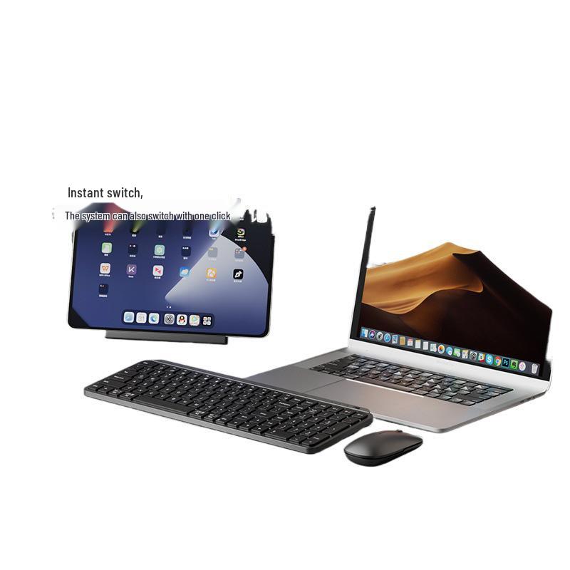 Mengzu Kablosuz Bluetooth Klavye ve Fare Seti - Sessiz, Şarj Edilebilir, Dizüstü Bilgisayar ve Ofis Kullanımı İçin Kompakt.