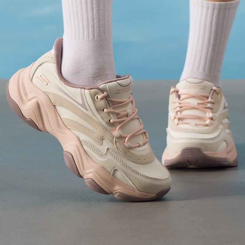 Skechers Women s Lightweight Chunky Athletic Shoes US 6.5 нюдовый розовый