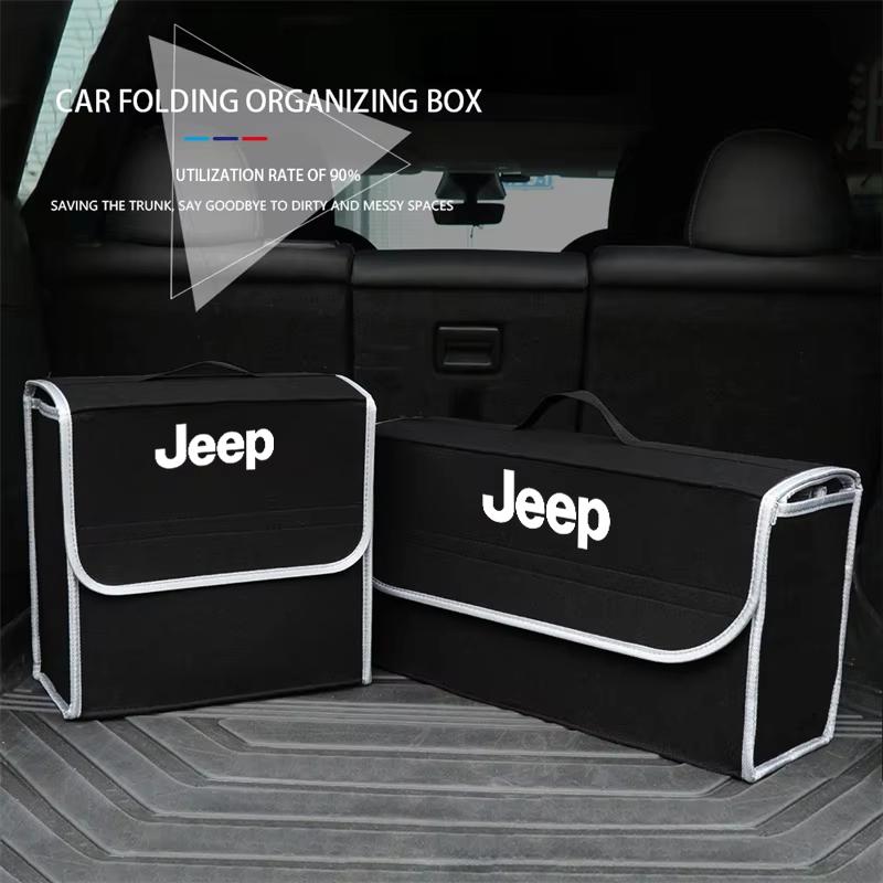 Jeep Car Trunk Organizer Box Large Capacity Folding Storage Bag For Jeep Grand Cherokee Compass Patriot Liberty Rubicon XJ Trail