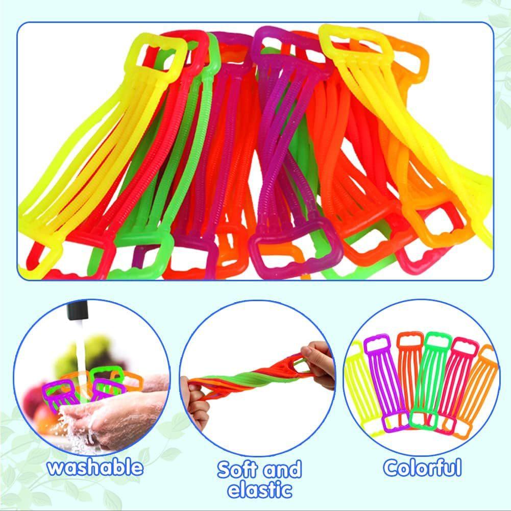 Pcs Novelty Funny Children's Arm Puller Colourful TPR Silicone Elastic Stress Relieving Toys Kids Training Arm Strength Toys