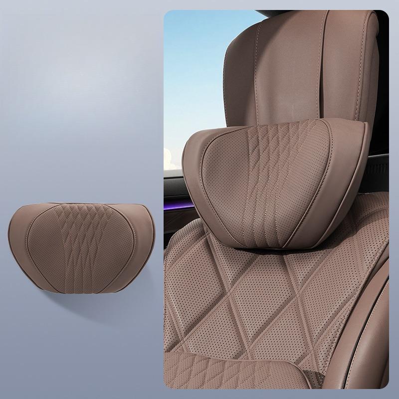 High-End Car Neck Support Headrest And Lumbar Support Cushion Automotive Interior Products for Seat Back Protection