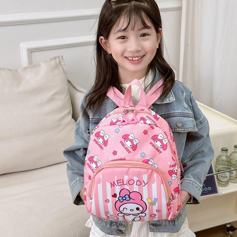 Adorable Cartoon Nylon Kids Backpack For Preschoolers Breathable And Durable