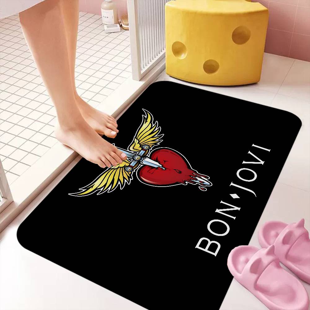 B-BonS Logo J-Jovi Kitchen Mat Kids Room Bedroom Decoration Balcony Anti-Slip Doormat Living Room Alfombra
