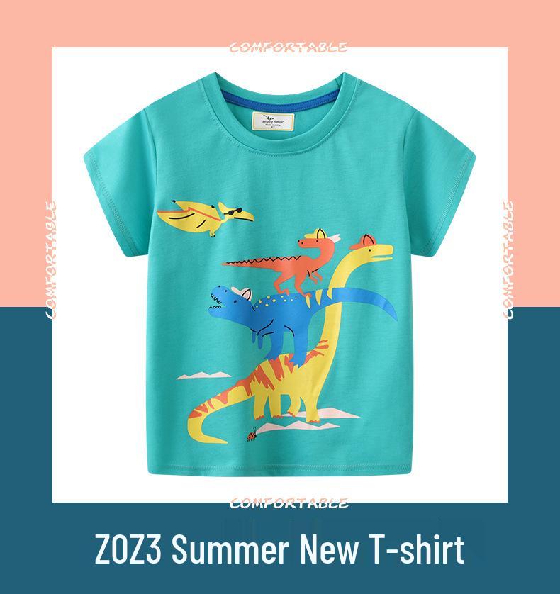 Boys' Short-Sleeve T-Shirt for Summer (Size: Baby to Small Child)