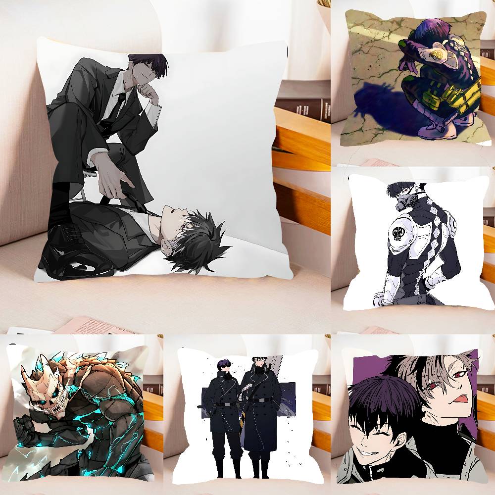 Anime KKaiju No S Case Plush Fabric Soft Pillowcase Double Sided Print Cushion Cover Household Gifts