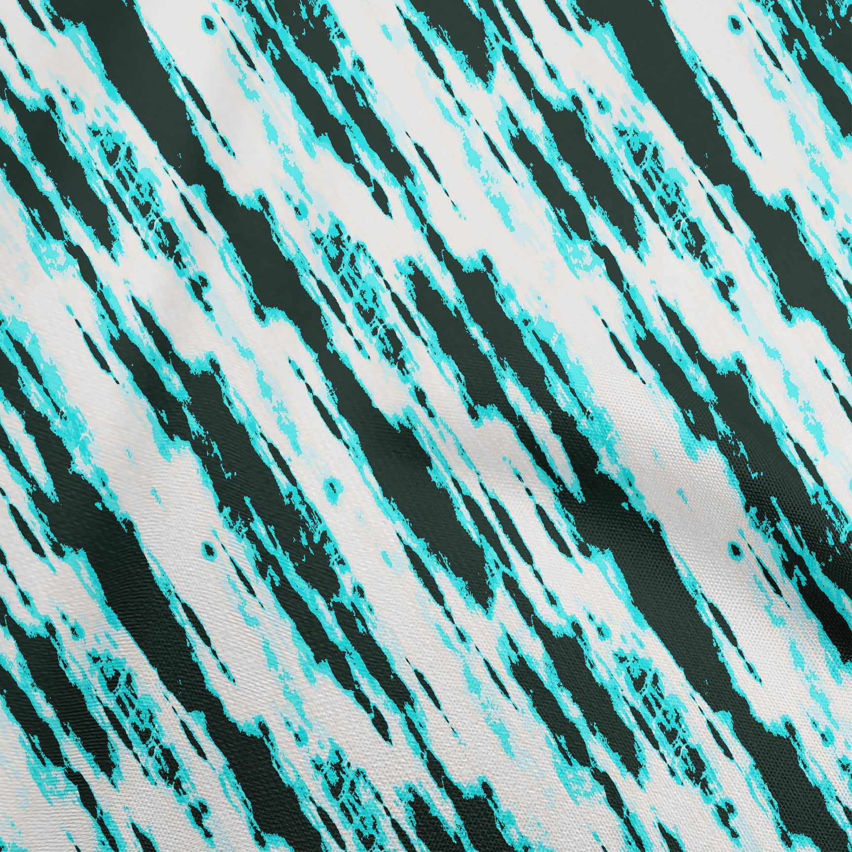 

oneOone Cotton Flex Dark Teal Green Fabric Tie Dye Швейна тканина у дворі з принтом для шиття одягу своїми руками 40 дюймів 42 Inch Wide - Viscose Chiffon бірюзовий колір синій