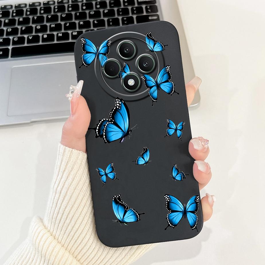 Für Oppo Reno12 F 4G Hülle CPH2687 Neue Luxus Candy Lackierte Abdeckung Stoßfeste Handyhülle Für Oppo Reno 12F Reno12 FS 5G Weiche Hülle