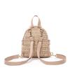 Lightweight Backpack Women's New Straw Woven Pearl Small Backpack Outdoor Leisure Simple Women's Bag