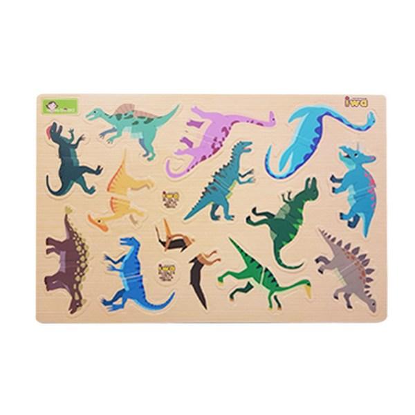 

Пазлы-пазлы с динозаврами для мам, магнитные головоломки, 1, 27 деталей, 27 деталей, лучший пазл для малышей в Корее