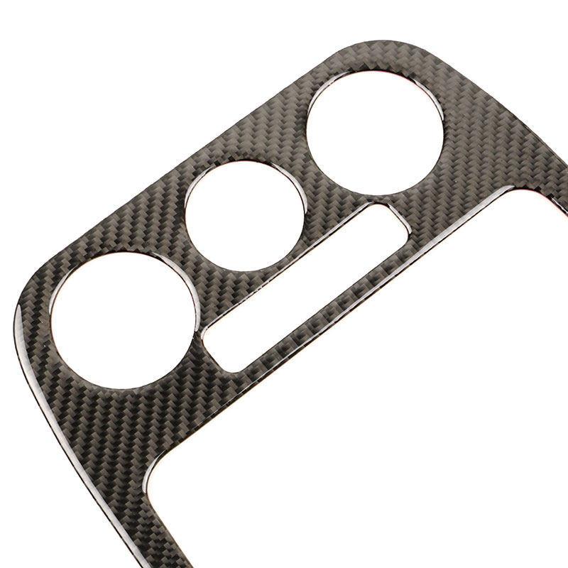 Car Accessories Interior Central AC CD Adjust Control Panel Frame Trim For VW Golf 5 MK5 R32 GTI Plus Variant Jetta V 2006-2010
