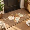 Quick Dry Door Mat Soft Floor Mat Sheep Pattern Bath Mat  Children's Room