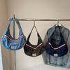 Denim Bag Large Capacity Crossbody Bag Women Tote Bag Commuter Shoulder Bag