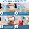2pc Ice Bucket Silicone Round Cylinder Ice Cube Mold with Lid Ice Maker Summer Homemade DIY Creative Ice Cube Molds Quick Freez