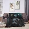 Weiche Decke Dekorativ Sebastian Solace Druckspiel Überwurfdecke Flanelldecke für Couch Sessel Neuheit Sofabettbezug