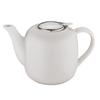 Kuchenprofi London Ceramic/stainless Steel 1.5 L White Tea Pot with Infuser
