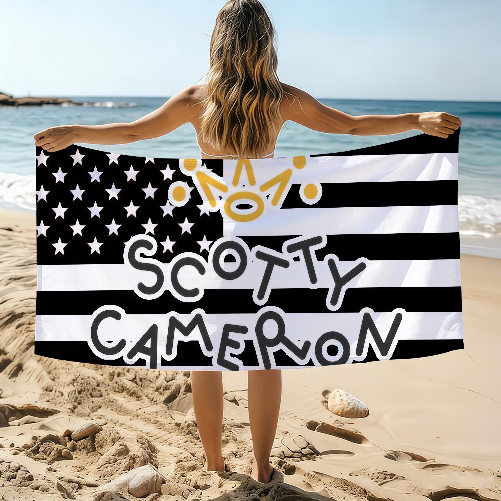 Fashion Print S-Scotty C-Cameron Towel Beach Towel Oversized Quick Dry Towel Absorbent Soft Swim Beachtowels For Men Women