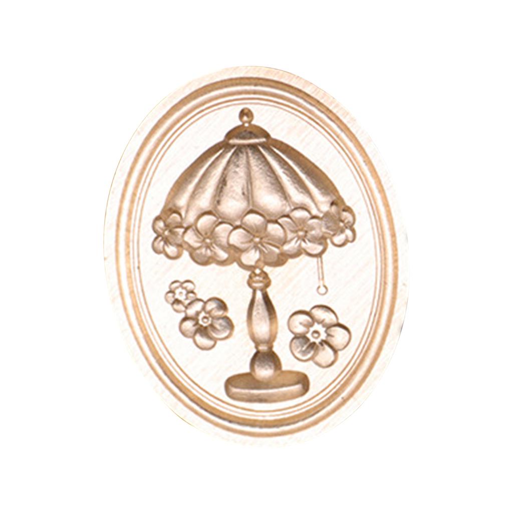 Emboss Sealing Wax Stamp Head Brass Sealing Stamp Wax Seal Stamp Head Replacement for Envelope Sealing Greeting Cards