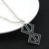 Anime Berserk Symbol Logo Necklace Trendy Fashion Guts Sword Logo Pendants Cosplay Jewelry Decoration Necklace Props Gifts