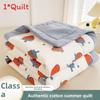 Bear Dog Capybara Flower Animal Print Summer Air Conditioner Quilt Home Use