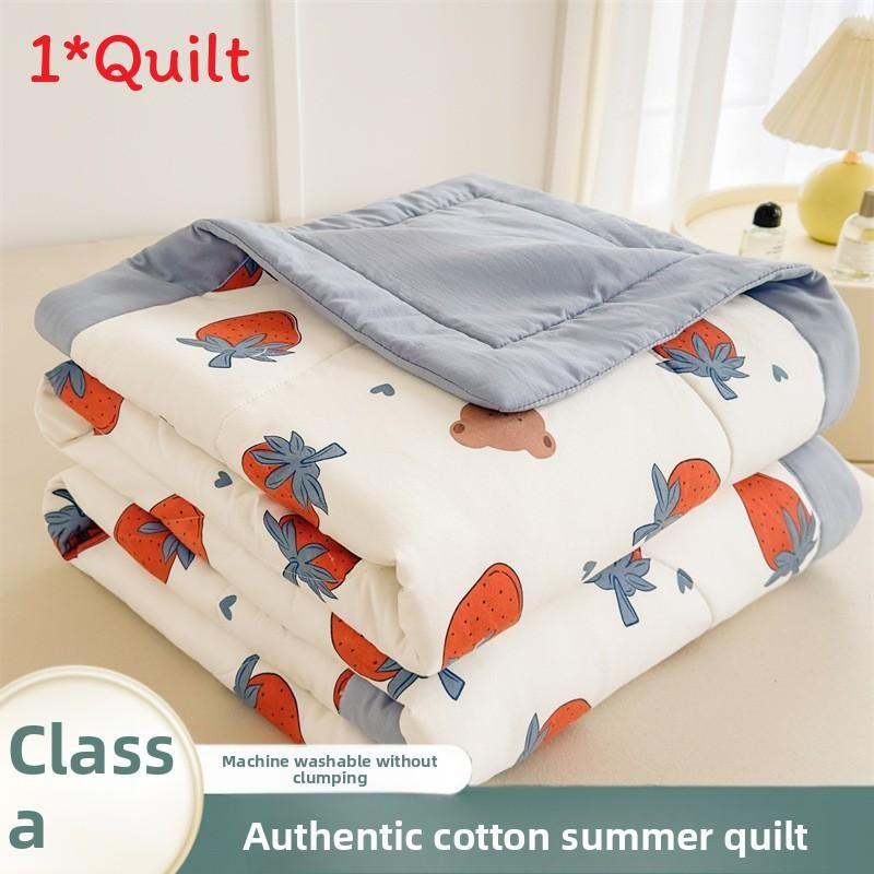 Bear Dog Capybara Flower Animal Print Summer Air Conditioner Quilt Home Use