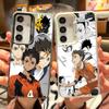 Haikyu Nishinoya Yuu Phone Case For Black lMDColor Silver Shell For Samsung A56 A16 A55 A15 A35 A25 A54 A14 A34