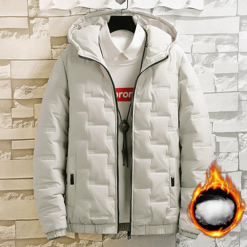 

Cotton-padded Jacket Men s Jacket Winter Casual Plus Size Hooded Padded Jacket Student Cotton-padded Jacket Men s Clothing S