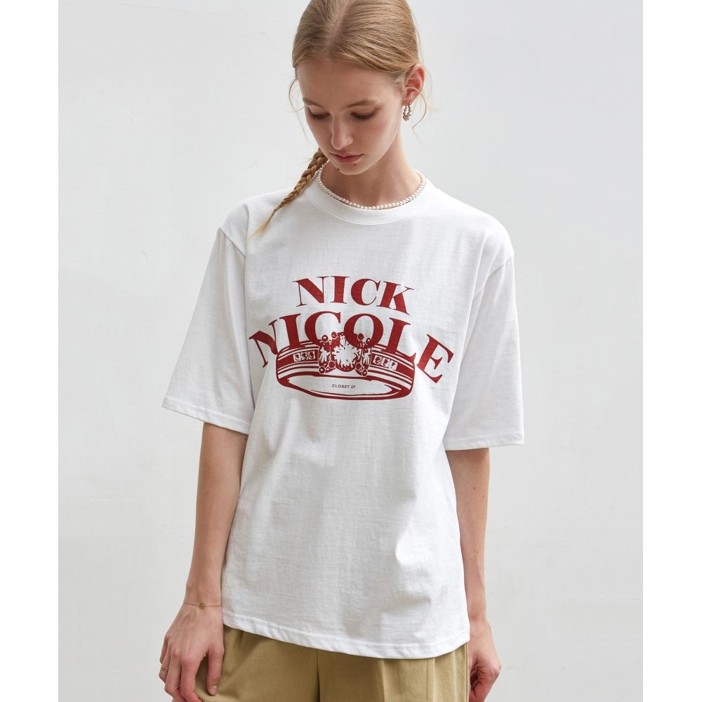 

NICKNICOLE NICOLE RING VINTAGE HALF TEERED WINE