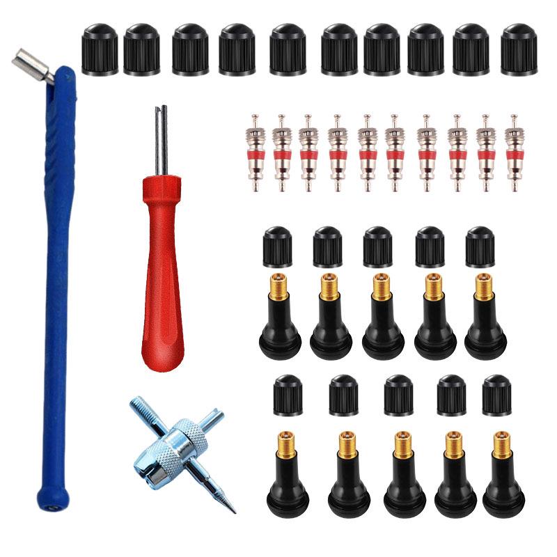 Valve Stem & Core Installation Tool Set for Motorcycles & Cars - Tire Lever Puller (412 & 413)