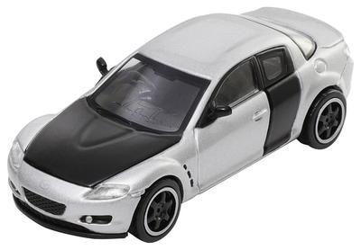 Diecast Team DIECASTTEAM Escala 1/64 Mazda RX-8 (RHD) Produto Acabado Prateado LL-004-16