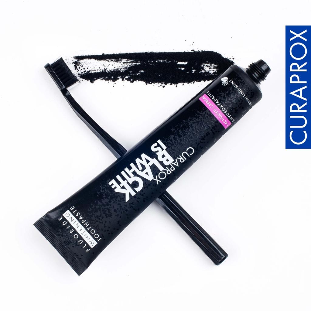 Curaprox Toothbrush Black Is White Set of 2 X (BIW) - (White Black)