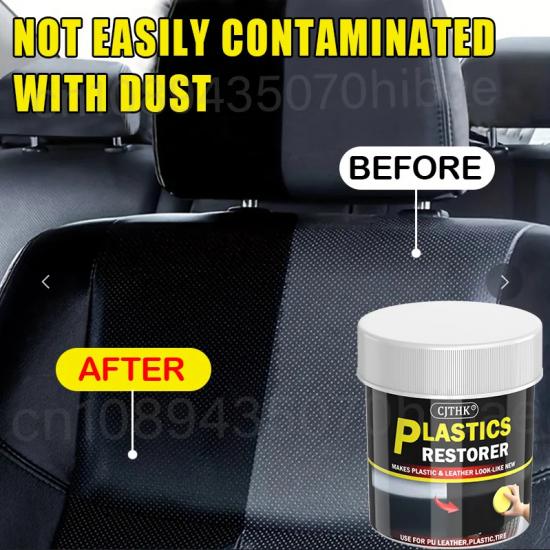 150g Car Plastic Restorer Back To Black Gloss Car Cleaning Products Plastic Leather Restore Auto Polish Repair Coating Renovator
