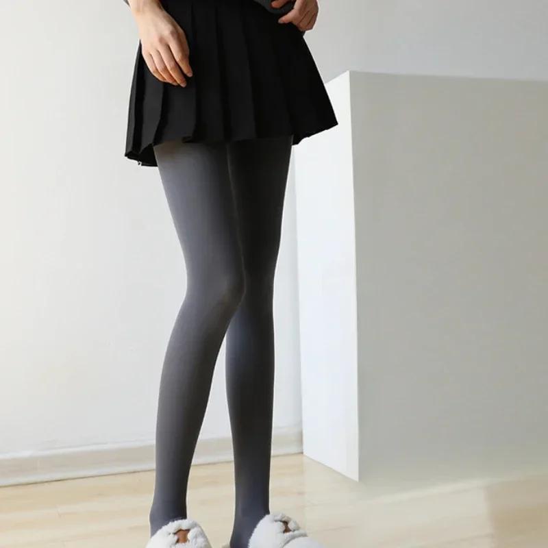 Women's Tights Slim Stockings Pantyhose Super Elastic Large Size Leggings Red Women's Media Sexy Tights Spring Autumn Winter