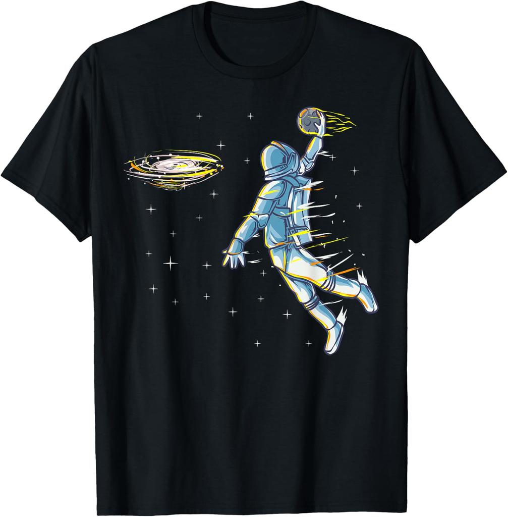 Astronaut Dunking Galaxy T-shirt