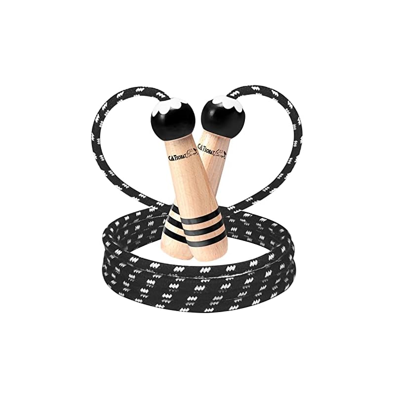 Catsobat Jump Rope, Suitable for Elementary School Students, Kids, Toddlers, Adults, and Juniors, Adjustable Rope, Limited Edition Color [30-Day