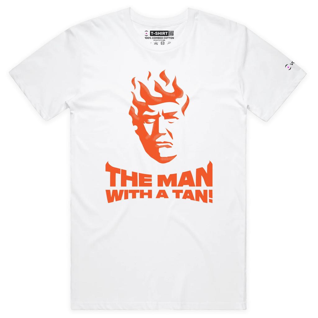 VOICEART Donald Trump Orange Tan Funny Political T-Shirt with Premium Graphic