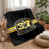 Coperta in Flanella e Pile Boston Bruins Coperta Calda e Accogliente per Divano, Letto, Viaggio Uso in Tutte le Stagioni
